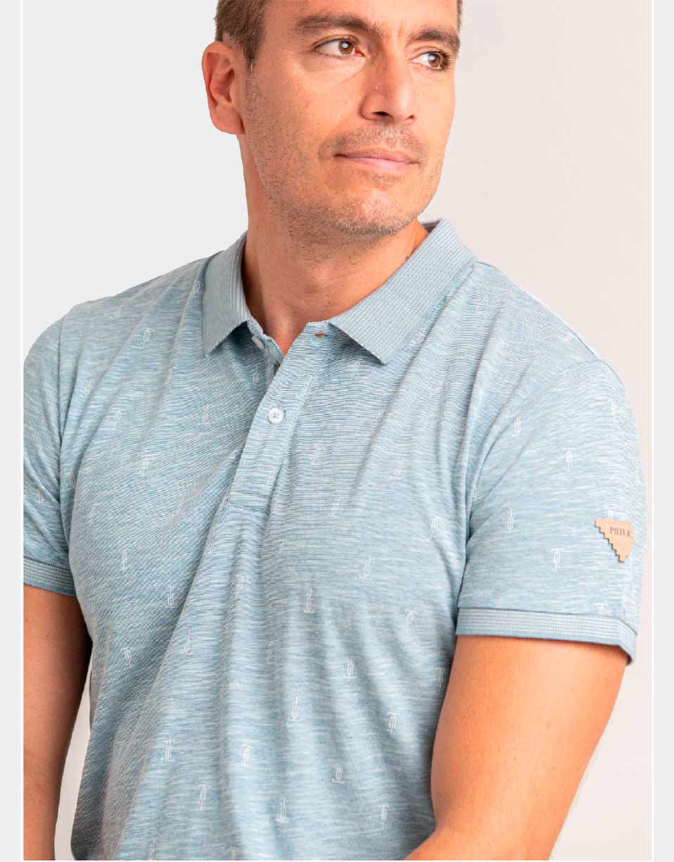 Polo hombre punto manga corta Privata